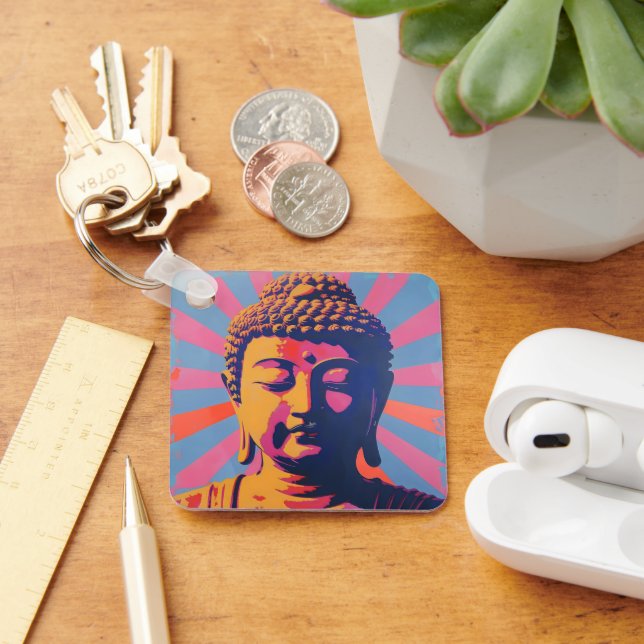 Chaveiro Pop Art Buddha (Mesa)
