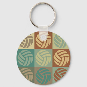 Chaveiro Pop art do voleibol