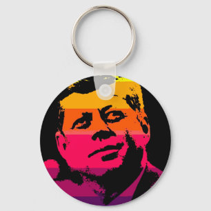 Chaveiro Pop Art Jack JFK John F. Kennedy