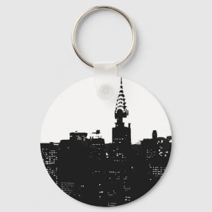Chaveiro Pop Art New York Silhouette