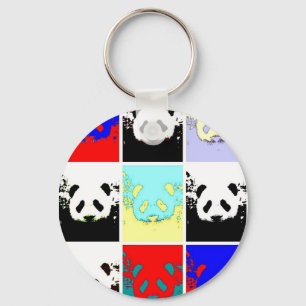 Chaveiro Pop Art Panda