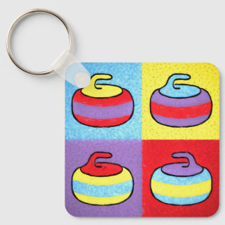 Chaveiro Pop Art Rocks Curling Design