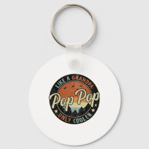 Chaveiro Pop Pop Como Um Avô, Apenas A Vintage Cooler Retro