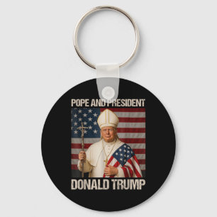 Chaveiro Pope E Presidente Donald Trump