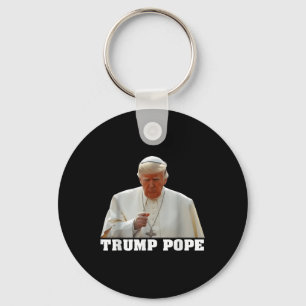 Chaveiro Pope Trump Funny Trump Vaticano Christian Retro Ch