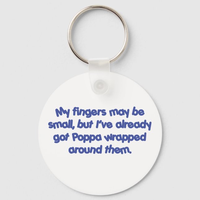 Chaveiro Poppa's Embalado (Azul) (Frente)