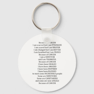 Chaveiro Por causa do Cancer