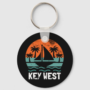 Chaveiro Pôr do Sol em Key West Férias Retrô