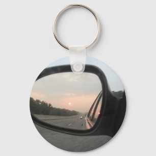 Chaveiro Por do sol no espelho de Rearview