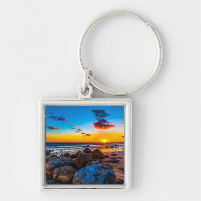 Chaveiro Por do sol no mar (Frente)
