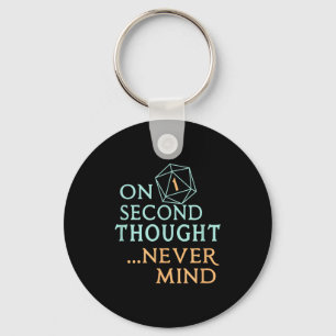 Chaveiro Por Outro Lado Nunca Mind, Presente Divertido Para