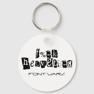 Chaveiro Porcaria da Helvetica Pulseira de Chaves