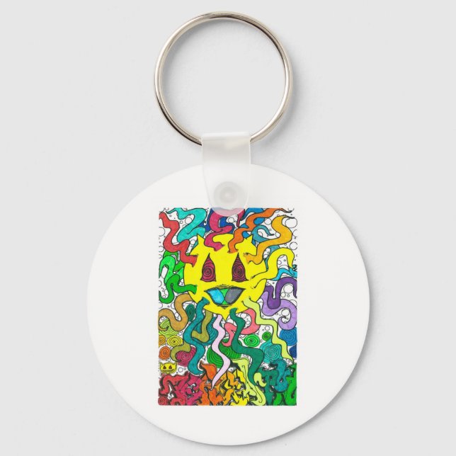 Chaveiro Porcentum Sun - Percentual Designs (Frente)