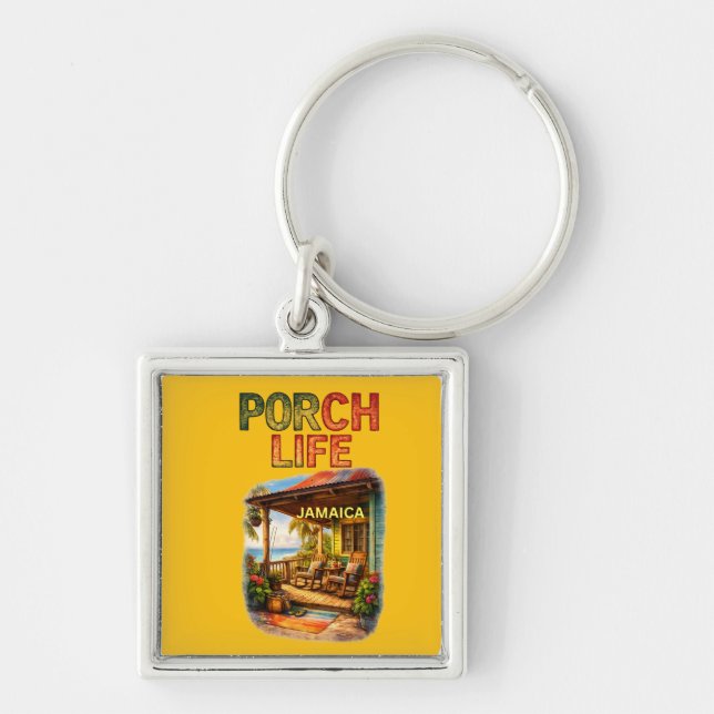 Chaveiro Porch life jamaica (Frente)