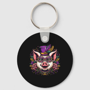 Chaveiro Porco de Carnaval