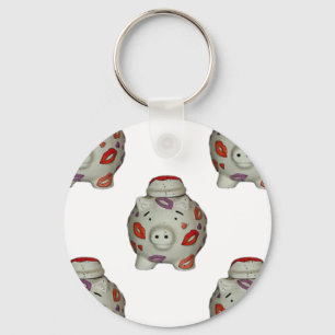 Chaveiro Porco Lipstick adaptável