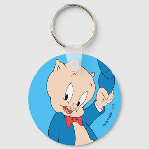Chaveiro Porky Pig  Chapéu