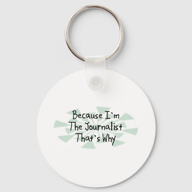 Chaveiro Porque eu sou o jornalista (Frente)