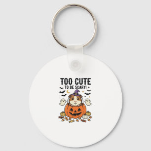 Chaveiro Porquinho-da-índia de Halloween Muito Fofo Para Se