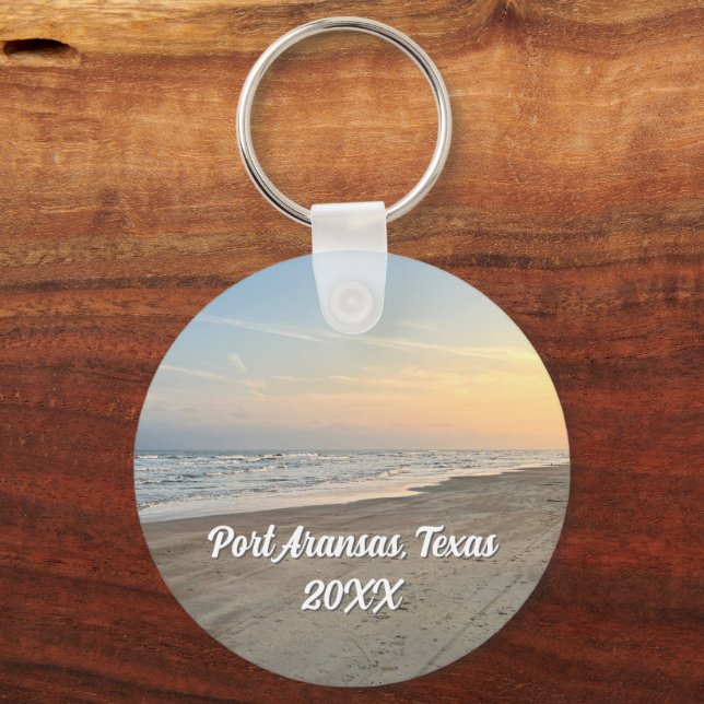 Chaveiro Port Aransas Beach Sunset Texas Photography (Frente)