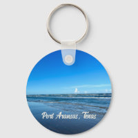 Port ArKansas, Texas Coast Ocean Waves Fotografia