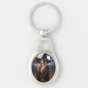Chaveiro Porta copos estética da bruxa-lua