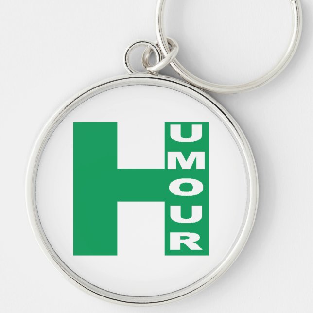 Chaveiro Porte clé rond Premium HUMOR (Frente)