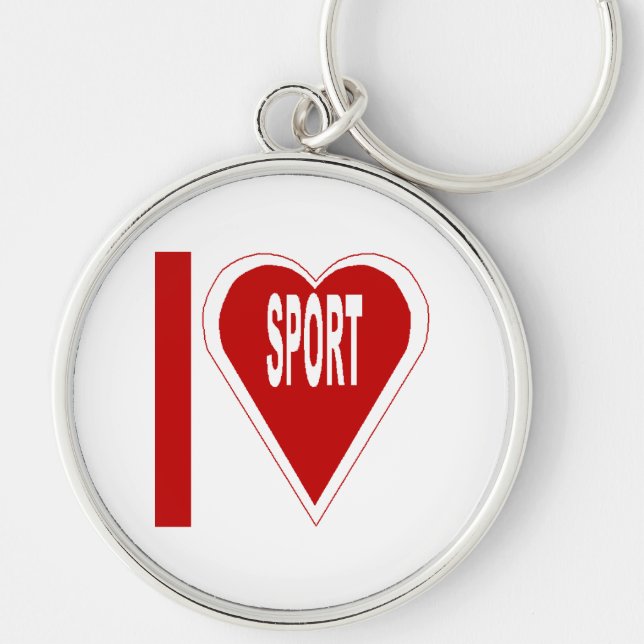 Chaveiro Porte clé Rond Premium I AMOR ESPORTE (Frente)