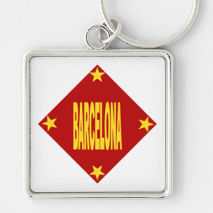 Chaveiro Porte-clés carré Premium Design BARCELONA