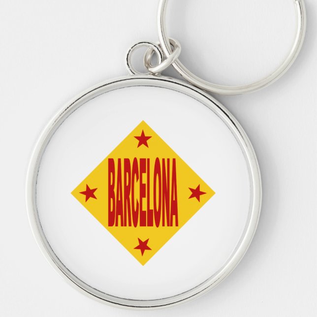 Chaveiro Porte-clés Premium BARCELONA (Frente)