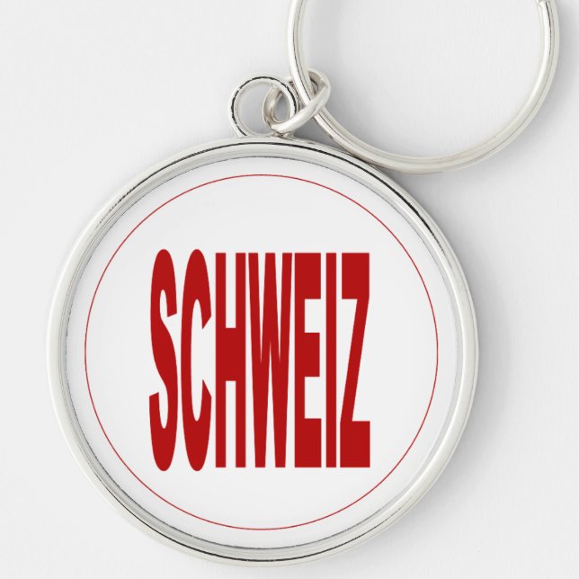 Chaveiro Porte-clés Premium SCHWEIZ (Frente)