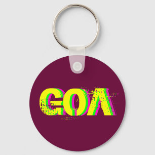 Chaveiro Porte-clés psychédélique goa