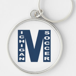 Chaveiro Porte clés rond Premium MICHIGAN SOCCER