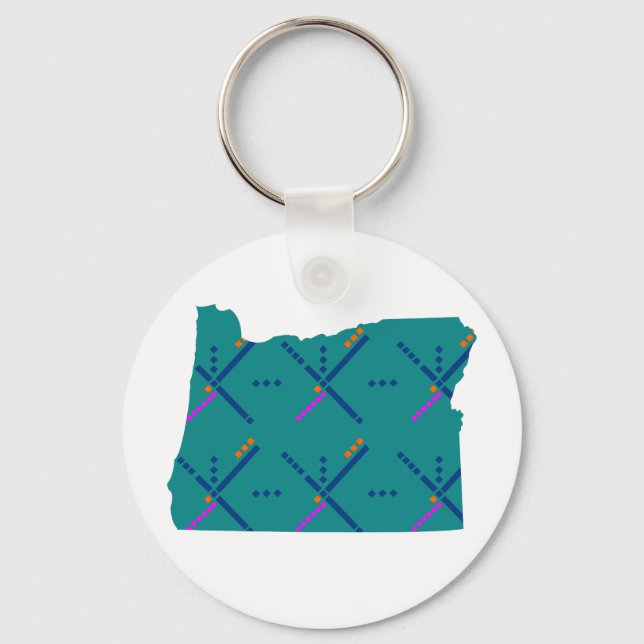 Chaveiro Portland Oregon PDX Airport Carpet (Frente)