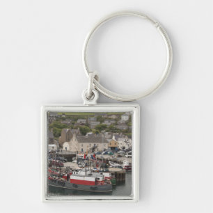 Chaveiro porto de Stromness na costa do Atlântico Norte