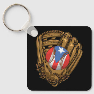 Chaveiro Porto Rico Baseball no Sinalizador de Porto Rico