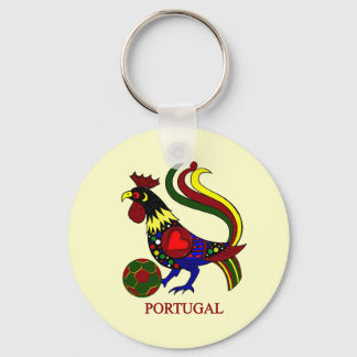 Chaveiro Portugal barcelos "galo" jogador de futebol