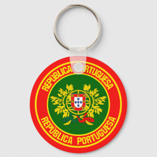 Chaveiro Portugal Round Emblem
