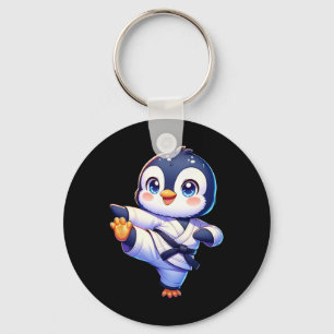 Chaveiro Posologia Adorável do Carate Penguin Crane