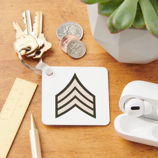 Chaveiro posto de Sargento do Exército (Mesa)