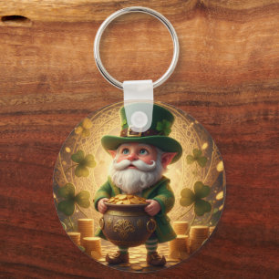 Chaveiro Potinho de Ouro de Leprechaun Caprichoso