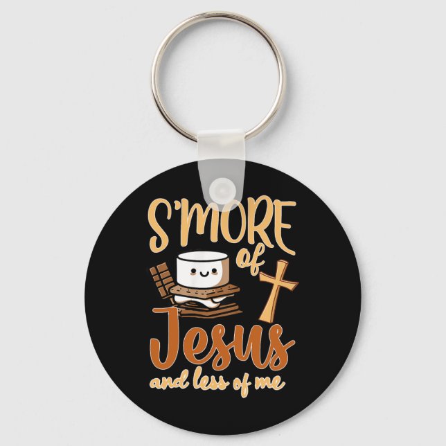 Chaveiro Pouco De Jesus, Menos Campanha Cristã (Frente)