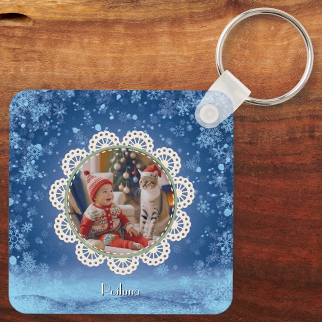 Chaveiro Praça Metálica de Poiluna. (Verso)