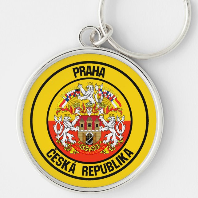 Chaveiro Praga Round Emblem (Frente)