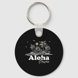 Chaveiro Praia Aloha Havaí Homens HI Mulheres Palma Vintage