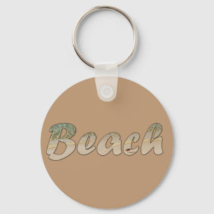 Chaveiro Praia bege