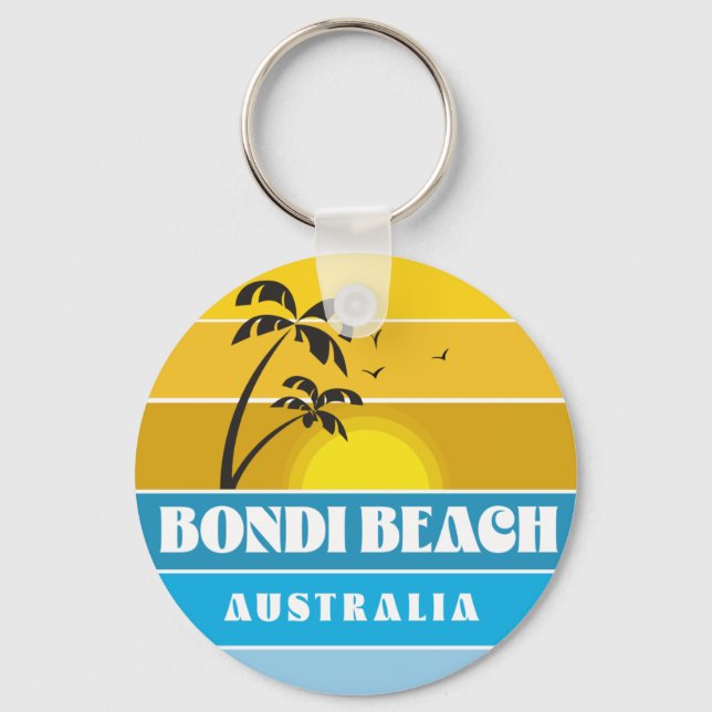 Chaveiro Praia Bondi Austrália (Frente)