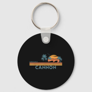 Chaveiro Praia Cannon Oregon Férias de Verão Vintage 70s
