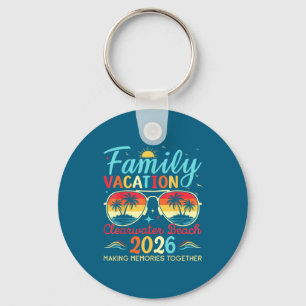 Chaveiro Praia Clearwater Flórida Design de Férias em Famíl