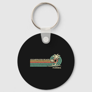 Chaveiro Praia Clearwater Flórida Verão Vintage Férias em F